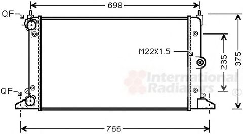 VAN WEZEL 58002188 Радиатор, охлаждение двигателя для VOLKSWAGEN SHARAN (Фольксваген Шаран) VAN WEZEL 58002188 Радиатор, охлаждение двигателя для VOLKSWAGEN SHARAN (Фольксваген Шаран)