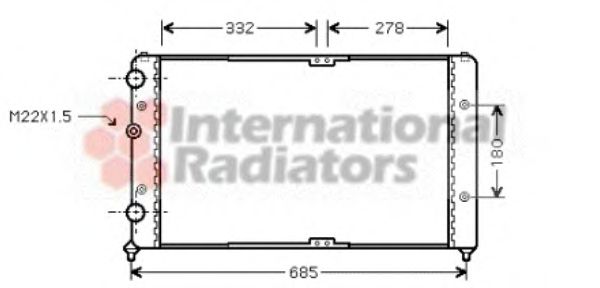 VAN WEZEL 58002191 Радиатор, охлаждение двигателя для VOLKSWAGEN DERBY (Фольксваген Дэрбъ) VAN WEZEL 58002191 Радиатор, охлаждение двигателя для VOLKSWAGEN DERBY (Фольксваген Дэрбъ)