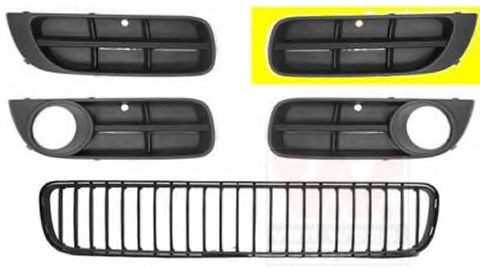 VAN WEZEL 7627591 Решетка вентилятора, буфер 