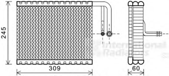 VAN WEZEL 0600V440 Испаритель, кондиционер для BMW 7 (Бмв 7) VAN WEZEL 0600V440 Испаритель, кондиционер для BMW 7 (Бмв 7)