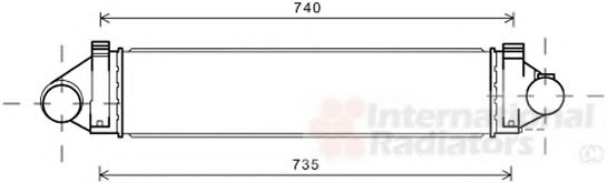 VAN WEZEL 18004494 Интеркулер для FORD S-MAX (Форд S макс) VAN WEZEL 18004494 Интеркулер для FORD S-MAX (Форд S макс)