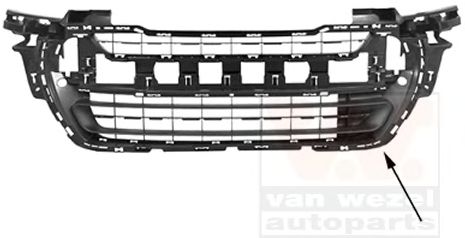 VAN WEZEL 4014599 Решетка вентилятора, буфер для PEUGEOT (Пежо) VAN WEZEL 4014599 Решетка вентилятора, буфер для PEUGEOT (Пежо)