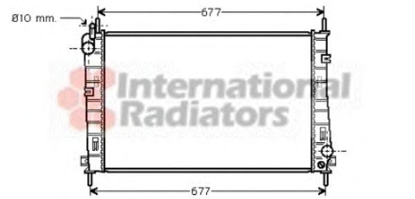 VAN WEZEL 18002335 Радиатор, охлаждение двигателя 