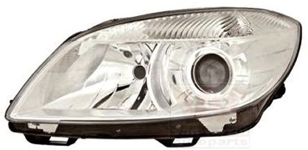 VAN WEZEL 7628963 Основная фара для SKODA (Шкода) VAN WEZEL 7628963 Основная фара для SKODA (Шкода)