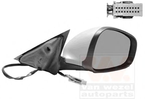 VAN WEZEL 0160818 Наружное зеркало для ALFA ROMEO 159 (Альфа ромео 159) VAN WEZEL 0160818 Наружное зеркало для ALFA ROMEO 159 (Альфа ромео 159)