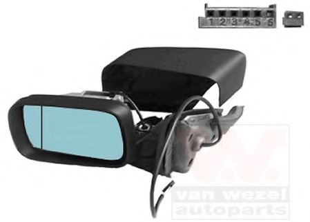 VAN WEZEL 0646809 Наружное зеркало для BMW (Бмв) VAN WEZEL 0646809 Наружное зеркало для BMW (Бмв)