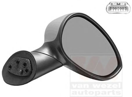 VAN WEZEL 1604818 Наружное зеркало для FIAT 500 C (Фиат 500 c) VAN WEZEL 1604818 Наружное зеркало для FIAT 500 C (Фиат 500 c)