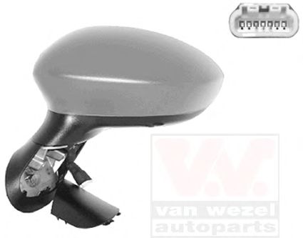 VAN WEZEL 1624815 Наружное зеркало для FIAT PUNTO EVO (Фиат Пунто эво) VAN WEZEL 1624815 Наружное зеркало для FIAT PUNTO EVO (Фиат Пунто эво)