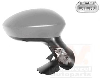 VAN WEZEL 1624816 Наружное зеркало для FIAT PUNTO EVO (Фиат Пунто эво) VAN WEZEL 1624816 Наружное зеркало для FIAT PUNTO EVO (Фиат Пунто эво)