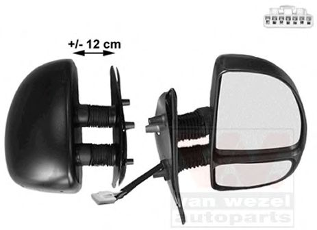 VAN WEZEL 1747818 Наружное зеркало для CITROËN JUMPER (CитроËн Жумпэр) VAN WEZEL 1747818 Наружное зеркало для CITROËN JUMPER (CитроËн Жумпэр)