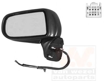 VAN WEZEL 2760807 Наружное зеркало для MAZDA PREMACY (Мазда Premacy)
