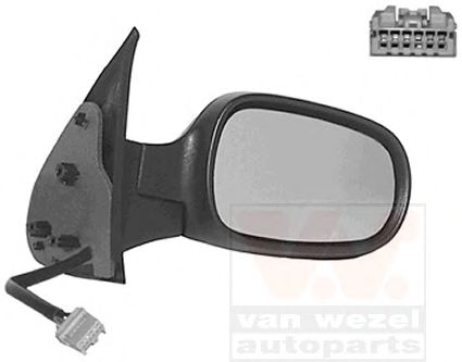 VAN WEZEL 3328808 Наружное зеркало для NISSAN MICRA III (Ниссан Микра 3) VAN WEZEL 3328808 Наружное зеркало для NISSAN MICRA III (Ниссан Микра 3)