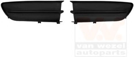 VAN WEZEL 4348590 Решетка вентилятора, буфер для RENAULT (Рено) VAN WEZEL 4348590 Решетка вентилятора, буфер для RENAULT (Рено)