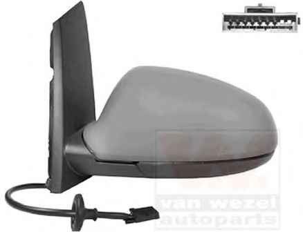VAN WEZEL 3749817 Наружное зеркало для OPEL ASTRA J S ER (Опель Астра джи с эр) VAN WEZEL 3749817 Наружное зеркало для OPEL ASTRA J S ER (Опель Астра джи с эр)