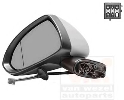 VAN WEZEL 3750807 Наружное зеркало для OPEL CORSA D (Опель Корса д) VAN WEZEL 3750807 Наружное зеркало для OPEL CORSA D (Опель Корса д)