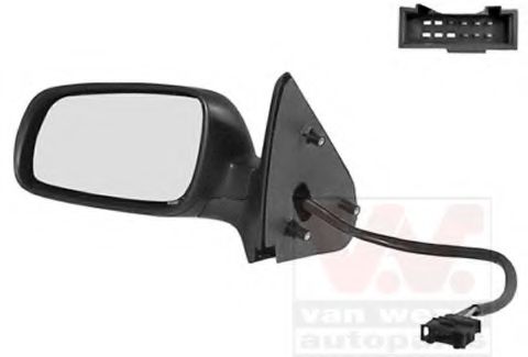VAN WEZEL 4914807 Наружное зеркало для VOLKSWAGEN FLIGHT (Фольксваген Флигхт)