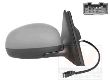 VAN WEZEL 7641808 Наружное зеркало для SKODA ROOMSTER (Шкода Румстер) VAN WEZEL 7641808 Наружное зеркало для SKODA ROOMSTER (Шкода Румстер)