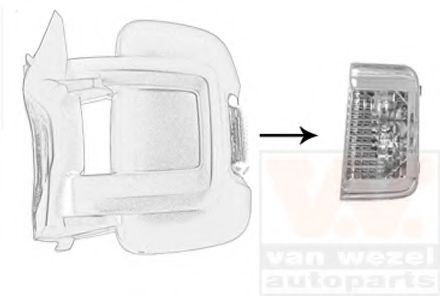 VAN WEZEL 1651915 Фонарь указателя поворота для CITROËN JUMPER (CитроËн Жумпэр)