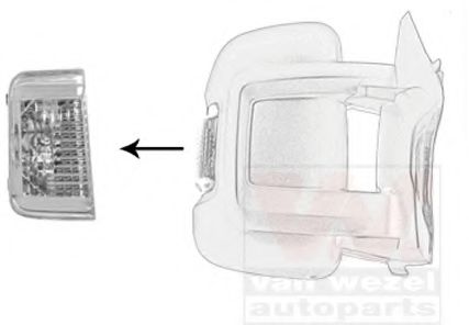 VAN WEZEL 1651916 Фонарь указателя поворота для CITROËN JUMPER (CитроËн Жумпэр)