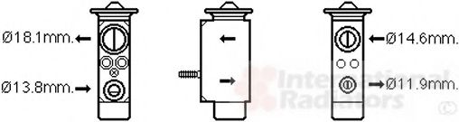 VAN WEZEL 18001492 Расширительный клапан, кондиционер для FORD FOCUS III (Форд Фокус 3) VAN WEZEL 18001492 Расширительный клапан, кондиционер для FORD FOCUS III (Форд Фокус 3)