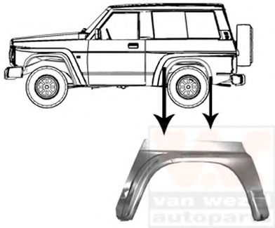 VAN WEZEL 3362145 Боковина 