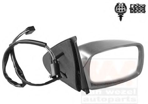 VAN WEZEL 1830818 Наружное зеркало для MAZDA 121 III (Мазда 121 3) VAN WEZEL 1830818 Наружное зеркало для MAZDA 121 III (Мазда 121 3)