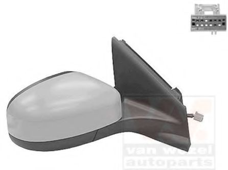 VAN WEZEL 1881818 Наружное зеркало для FORD MONDEO IV (Форд Мондео 4) VAN WEZEL 1881818 Наружное зеркало для FORD MONDEO IV (Форд Мондео 4)