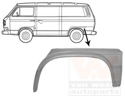 VAN WEZEL 5870143 Боковина для VOLKSWAGEN T3 CARAVELLE (Фольксваген Т3 cараvэллэ) VAN WEZEL 5870143 Боковина для VOLKSWAGEN T3 CARAVELLE (Фольксваген Т3 cараvэллэ)