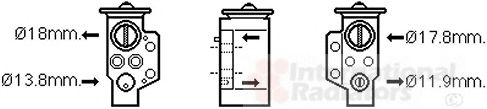 VAN WEZEL 03001351 Расширительный клапан, кондиционер для AUDI Q5 (Ауди Кью 5) VAN WEZEL 03001351 Расширительный клапан, кондиционер для AUDI Q5 (Ауди Кью 5)