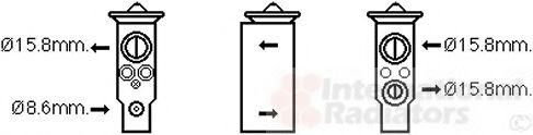 VAN WEZEL 27001257 Расширительный клапан, кондиционер для MAZDA 6 (Мазда 6) VAN WEZEL 27001257 Расширительный клапан, кондиционер для MAZDA 6 (Мазда 6)