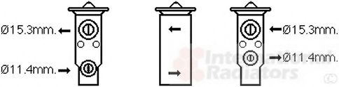 VAN WEZEL 51001093 Расширительный клапан, кондиционер для SUBARU (Субару) VAN WEZEL 51001093 Расширительный клапан, кондиционер для SUBARU (Субару)