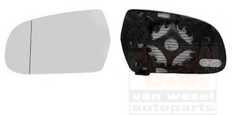 VAN WEZEL 0338837 Зеркальное стекло, наружное зеркало для AUDI A5 (Ауди А5) VAN WEZEL 0338837 Зеркальное стекло, наружное зеркало для AUDI A5 (Ауди А5)