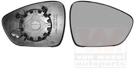 VAN WEZEL 4068838 Зеркальное стекло, наружное зеркало для CITROËN DS5 (CитроËн Дс5) VAN WEZEL 4068838 Зеркальное стекло, наружное зеркало для CITROËN DS5 (CитроËн Дс5)