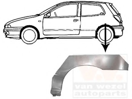 VAN WEZEL 1756145 Боковина 
