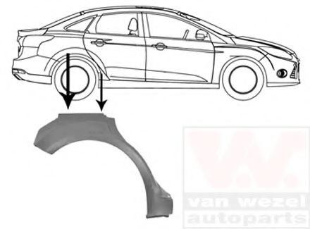 VAN WEZEL 1863148 Боковина 