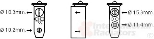 VAN WEZEL 33001388 Расширительный клапан, кондиционер для NISSAN MURANO (Ниссан Мурано) VAN WEZEL 33001388 Расширительный клапан, кондиционер для NISSAN MURANO (Ниссан Мурано)