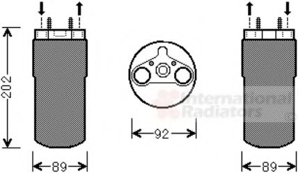 VAN WEZEL 4300D556 Осушитель, кондиционер для OPEL (Опель) VAN WEZEL 4300D556 Осушитель, кондиционер для OPEL (Опель)