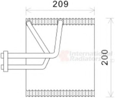 VAN WEZEL 8100V045 Испаритель, кондиционер для CHEVROLET (Шевроле) VAN WEZEL 8100V045 Испаритель, кондиционер для CHEVROLET (Шевроле)