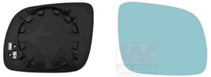 VAN WEZEL 0323838 Зеркальное стекло, наружное зеркало для AUDI A3 (Ауди А3) VAN WEZEL 0323838 Зеркальное стекло, наружное зеркало для AUDI A3 (Ауди А3)