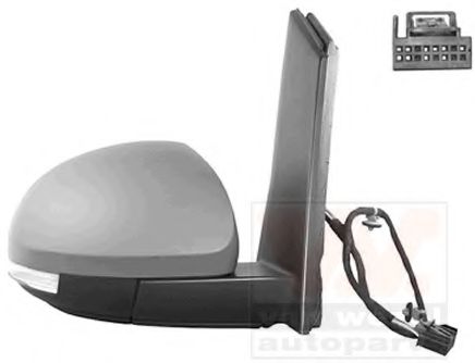 VAN WEZEL 5776808 Наружное зеркало для SEAT (Сеат) VAN WEZEL 5776808 Наружное зеркало для SEAT (Сеат)