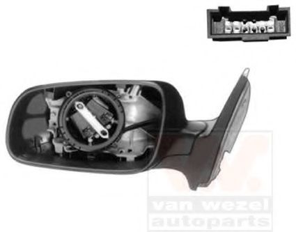 VAN WEZEL 5888857 Наружное зеркало для VOLKSWAGEN GOLF IV (Фольксваген Гольф 4) VAN WEZEL 5888857 Наружное зеркало для VOLKSWAGEN GOLF IV (Фольксваген Гольф 4)