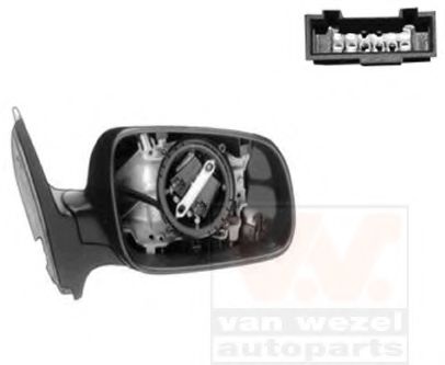 VAN WEZEL 5888858 Наружное зеркало для VOLKSWAGEN GOLF IV (Фольксваген Гольф 4) VAN WEZEL 5888858 Наружное зеркало для VOLKSWAGEN GOLF IV (Фольксваген Гольф 4)