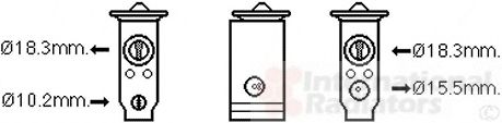 VAN WEZEL 53001671 Расширительный клапан, кондиционер для LEXUS LS (Лексус Лс) VAN WEZEL 53001671 Расширительный клапан, кондиционер для LEXUS LS (Лексус Лс)