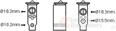 VAN WEZEL 53001672 Расширительный клапан, кондиционер для TOYOTA VENZA (Тойота/тоета Vэнза) VAN WEZEL 53001672 Расширительный клапан, кондиционер для TOYOTA VENZA (Тойота/тоета Vэнза)