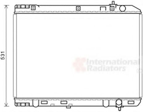VAN WEZEL 83002246 Радиатор, охлаждение двигателя для KIA SEDONA III (Киа Сэдона 3)