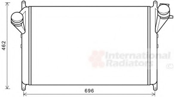 VAN WEZEL 83004221 Интеркулер 