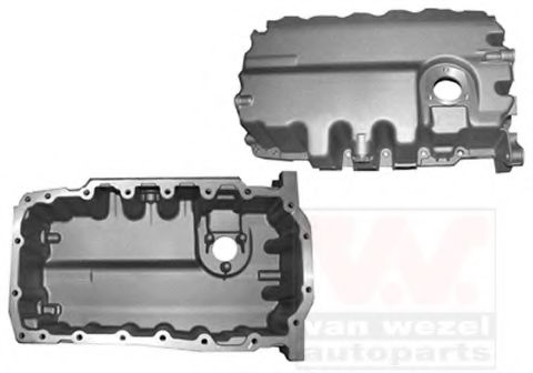 VAN WEZEL 0335070 Масляный поддон для VOLKSWAGEN JETTA I (Фольксваген Жэтта и) VAN WEZEL 0335070 Масляный поддон для VOLKSWAGEN JETTA I (Фольксваген Жэтта и)