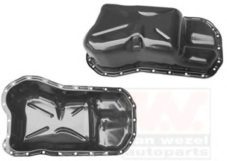 VAN WEZEL 5880071 Масляный поддон 
