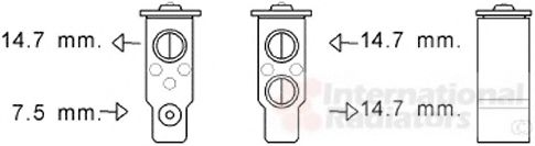 VAN WEZEL 82001384 Расширительный клапан, кондиционер для HYUNDAI SANTA FE II (Хендай Санта фэ2) VAN WEZEL 82001384 Расширительный клапан, кондиционер для HYUNDAI SANTA FE II (Хендай Санта фэ2)