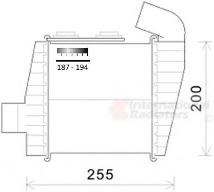 VAN WEZEL 83004232 Интеркулер для KIA CERATO (Киа Cэрато) VAN WEZEL 83004232 Интеркулер для KIA CERATO (Киа Cэрато)